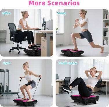 Вібраційна платформа QEIFEII для тренувань всього тіла, побудови м'язів та формування фігури. 200 швидкостей, вантажопідйомність 180 кг