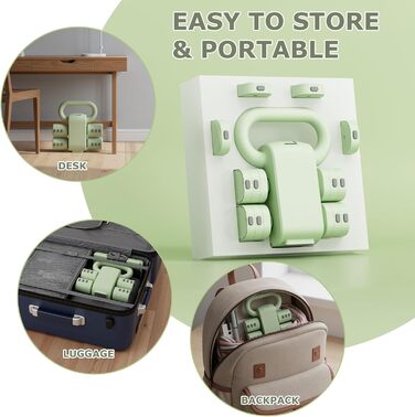 Регульовані гантелі для жінок, набір 1-5 кг, 2 шт. Багатофункціональний набір гантелей 4-в-1 для дому та фітнесу, тренування для жінок та чоловіків