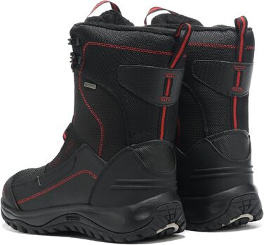 Чоловічі зимові чоботи Winter, з підкладкою з хутра, теплі, водонепроникні, розмір 43 EU, чорно-червоні