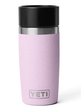 Термофляга YETI Rambler 12 oz (355 мл) з кришкою Commuter, нержавіюча сталь, ізольована, колір Cherry Blossom