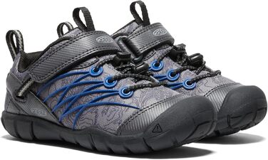 KEEN Chandler Cnx: Трекінгові півчеревики для дітей та дорослих, рожево-зелені, 32 EU, Black/Bright Cobalt