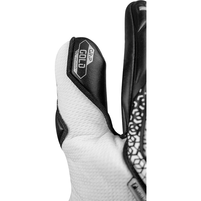 Воротарські рукавички Reusch Attrakt Gold NC 9 – біло-сріблясто-чорні (унісекс, дорослі)