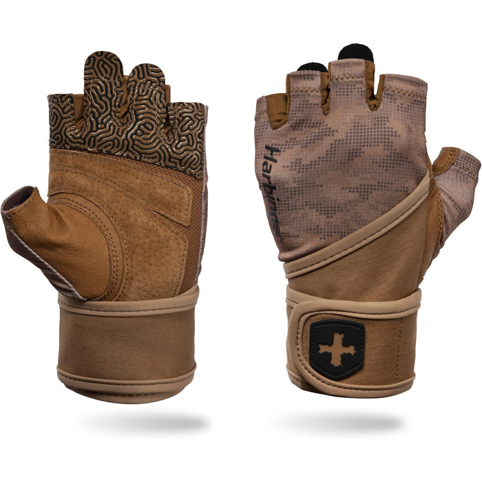 Рукавички для важкої атлетики Harbinger Pro Wristwrap 3.0 (XL, Tan Camo)