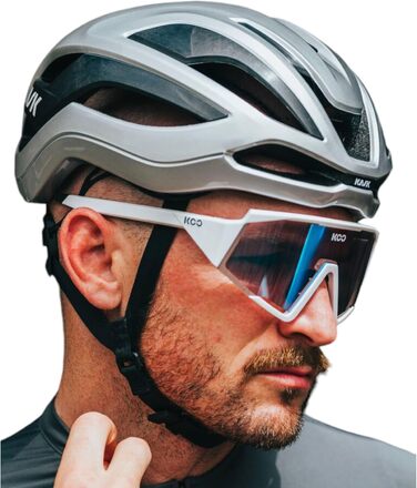 Велосипедний шолом Kask Elemento, сріблястий, розмір L (59-62 см)