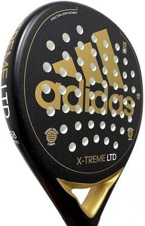 Ракетка Adidas X-Treme чорного кольору з золотими деталями