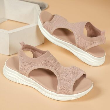 Ортопедичні сандалії для жінок літні зручні, миючі, сліпони. Ортопедичні сандалі для спорту та трекінгу, з м'якою устілкою, для відпочинку. Розміри 37-43 (червоний, 38 EU)