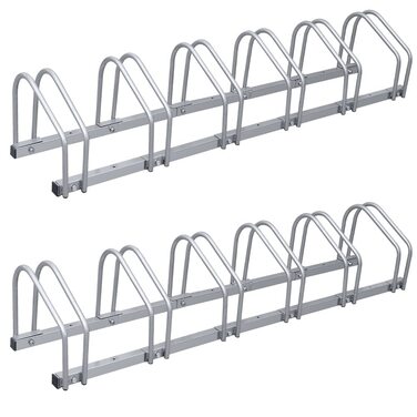 Підставка для велосипедів на 6 велосипедів, 2 шт. - міцна металева конструкція