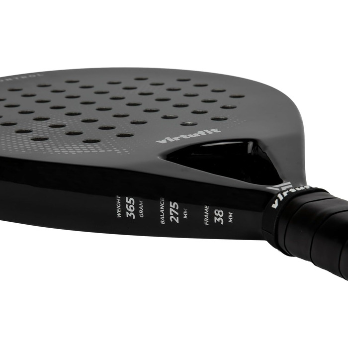 VirtuFit Контроль Падел-ракетка - Чорний - Сірий