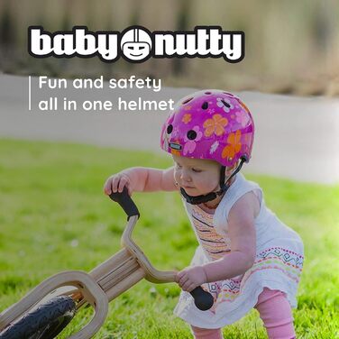 Дитячий велосипедний шолом Nutcase Baby Nutty Gloss, XXS 47-50 см, Love Bug