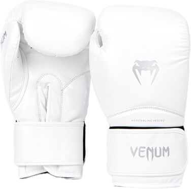 Боксерські рукавички Venum Contender чорного та білого кольору (білий/срібло, 12 Oz, Contender 1.5)