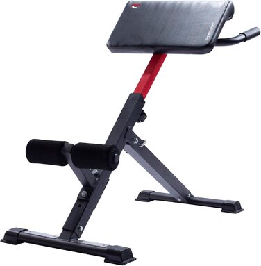Тренажер для преса та спини Christopeit Sport AB 1000, складаний, з регулюванням і швидкозатискачем, з м'якими валиками для ніг