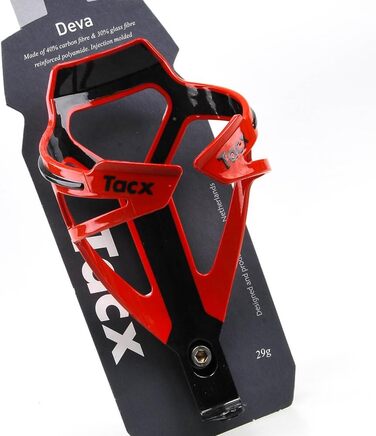 Тримач для фляги Tacx Deva червоний 2017, велосипедний фляготримач