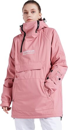 Жіночий гірськолижний костюм Bluemagic: тепла, вітронепроникна та дихаюча куртка Softshell для активного відпочинку (зелений, рожевий, XL)