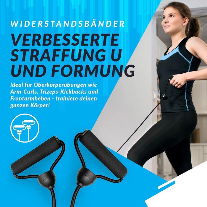 Вібраційна платформа Bluefin Fitness Ultra Slim Plus для нарощування м’язів і тренування всього тіла, з еспандерами, тиха, компактна, для домашніх тренувань