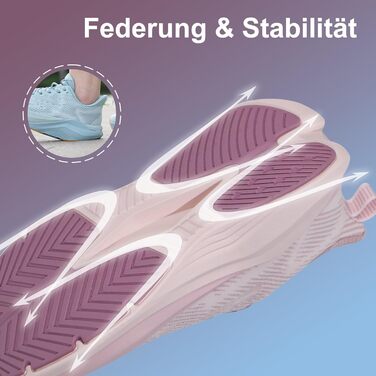 Жіночі кросівки Hawkwell Cloud Zero Active Cushion - біло-рожеві, для тенісу, ходьби, фітнесу, занять спорту (39 EU)