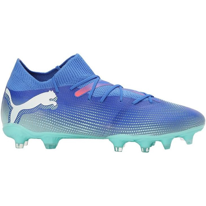 Жіночі футбольні бутси PUMA Future 7 Match Fg/Ag, 37.5 EU, Bluemazing/Puma White/Electric Peppermint