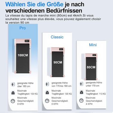 Бігова доріжка Lacuffy для дому, тиха, до 136 кг, з LCD-дисплеєм, APP, тренуванням та AI, підходить для офісу і дому