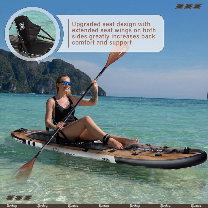 SUP-дошка TIGERXBANG надувна 10'8