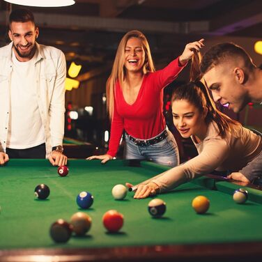 Більярдний кий Pool Queue 58 дюймів з канадського клена, 13 мм наконечники, для професійних гравців, 1/2 кленові кийки, 18oz