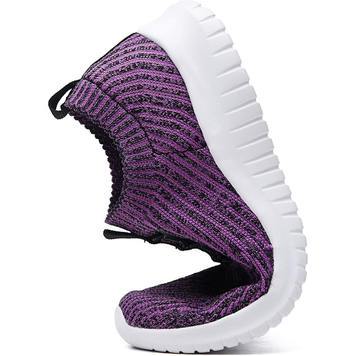 Кросівки жіночі TIOSEBON slip-on, фіолетові, легкі, дихаючі, для спорту та прогулянок, розмір 44 EU
