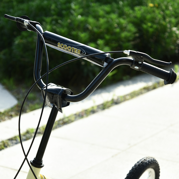 Дитячі самокати HOMCOM від 5 років, самокат Kick Scooter City Scooter з 12 дюймовими пневматичними шинами та гумовим кікбордом для безпечної їзди