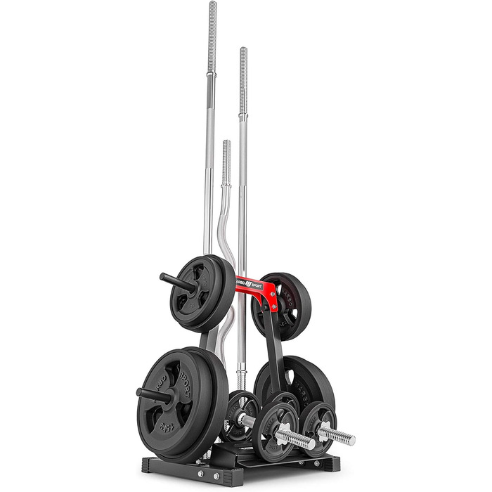 Стійка Marbo-Sport MH-S207 для дисків, гантелей та грифів, металева, багатофункціональна