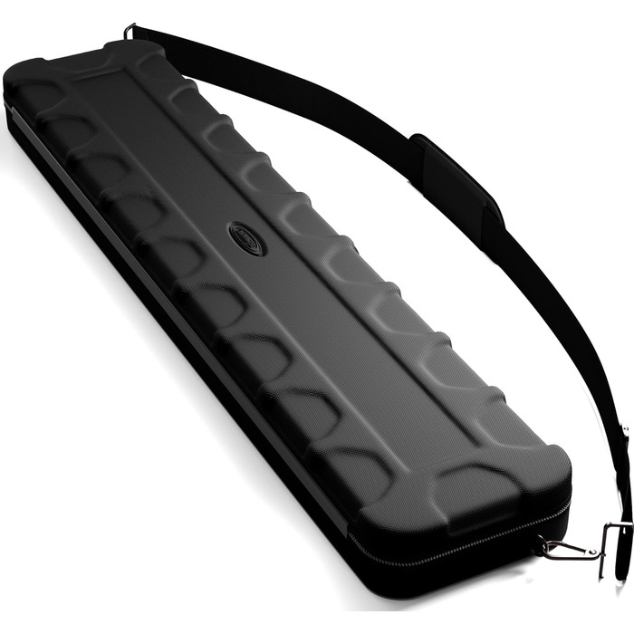 Чохол для більярдних київ Casemaster Parallax Guard 2x2, на 2 повні киї (2 батти/2 шафти), міцний поліестер 600D Oxford, чорний